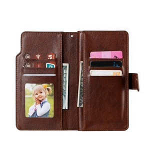 Étui en cuir multifonction avec 9 emplacements pour cartes pour Samsung <span class=keywords><strong>Galaxy</strong></span> A07 A17 A26 A36 A56 A16 A06 A55 A35 A25 A54 A34 <span class=keywords><strong>5G</strong></span> 4G - Product Image 6