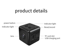 Cámara de Video Inalámbrica X6D Mini CMOS, Videograbadora, Cámara de Seguridad, Cámara para Niñera, 128GB de Memoria Integrada, WiFi 120