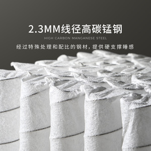 Matelas Loft Craftsman Série Heritage 28 cm Fermeté Moyenne Housse Amovible Anti-Acariens Soutien à Ressorts Utilisation Chambre à Coucher - Product Image 5
