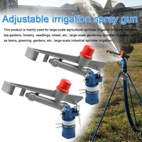 Pistolet de pluie à impact de jardin à engrenages haute pression Titans PY40 360 pour système d'irrigation par pulvérisation de jardin d'irrigation de ferme agricole