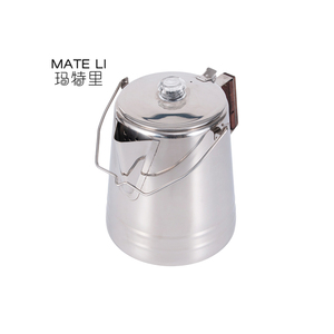 Cafetera duradera de acero inoxidable para acampar, cafetera para exteriores, percolador de café de acero inoxidable para 14 tazas - Product Image 2