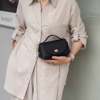 Nouveau Sac à Bandoulière Élégant en Cuir Véritable Haut de Gamme Motif Litchi pour Femme 2026 – Sac Croisé Tendance et Décontracté pour Femme