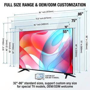 Protecteur d'<span class=keywords><strong>écran</strong></span> de <span class=keywords><strong>TV</strong></span> intelligente LED monté en acrylique transparent HD 32 40 43 50 55 65 <span class=keywords><strong>Film</strong></span> protecteur plat anti-lumière bleue de 70 pouces - Product Image 6