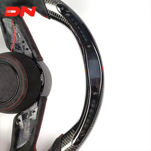 <span class=keywords><strong>Volante</strong></span> <span class=keywords><strong>Deportivo</strong></span> de Cuero con Forma de D de Fibra de Carbono LED Compatible con <span class=keywords><strong>Audi</strong></span> RS3 RS4 RS5 S3 S4 S5 8Y B9 A3 A4 A5 - Product Image 5