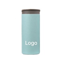 Gobelet isotherme à double paroi pour café, tasse de voyage anti-fuite à large ouverture, portable et réutilisable, avec logo personnalisé OEM