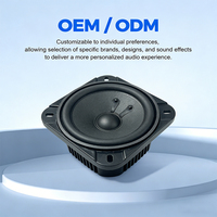 Haut-parleur de compression YB 4 pouces coaxial pour voiture, tweeter aigus en titane, avec une puissance maximale de 75 W et une impédance de 4 ohms
