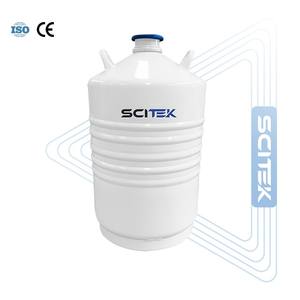 ถังเก็บไนโตรเจนเหลวแบบคงที่ของ SCITEK พร้อมสายพาน โครงสร้างอะลูมิเนียมน้ำหนักเบา แข็งแรง ทนทาน ลดการสูญเสียไนโตรเจน - Product Image 5