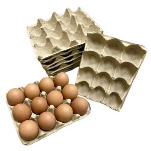 Empaque de bandeja para 12 huevos ecológico al por mayor, bandeja de calidad premium para envasado de huevos en pulpa de papel - Product Image 3