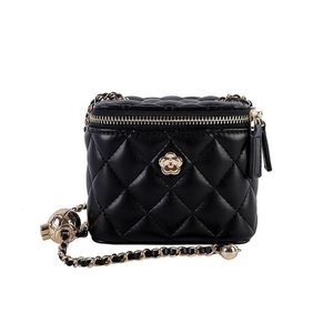 Wholesale Luxury Women's Vintage PU Waterproof Mini <b>Box</b> Chain Crossbody Bags Fashion Crossbody Wallet Coin Plaid Flowers Open - Product Image 4