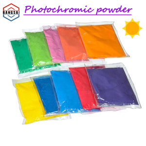 ผงโฟโตโครมิกที่กระตุ้นด้วยแสงแดด เม็ดสีเปลี่ยนสีไวต่อรังสียูวี สำหรับหมึก สี เรซิ่น เคลือบผิว งานฝีมือ DIY จำหน่ายจำนวนมาก - Product Image 1