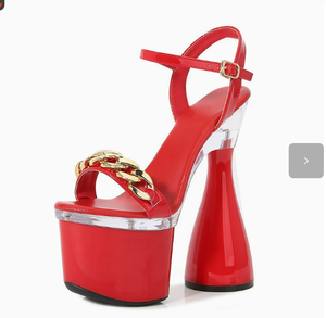 Women's Mid <strong>Block</strong> <strong>Heels</strong> <strong>Court</strong> <strong>Shoes</strong> Womens Platform Sandals Party <strong>Shoes</strong> Ladies Round Toe Pumps Femme High Platform Sandal Pumps - Product Image 2