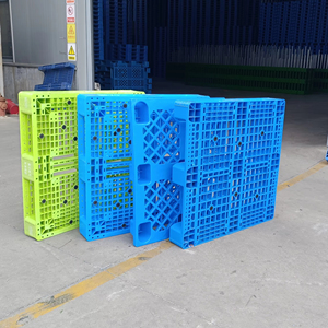 Paletas de Hdpe baratas de plástico 1140x1140, apilamiento de alta resistencia, almacenamiento de exportación, logística, precios de paletas de una cara - Product Image 2