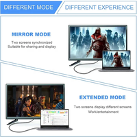 Câble coaxial audio-vidéo DP 1.4 haute vitesse 32,4 Gbps 8K avec blindage tressé en PVC et coque métallique pour PC, ordinateur portable, téléviseur, moniteur