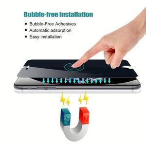Full Cover Mobile Phone Film Private Tempered Glass for Phone 16 15 14 13 <b>12</b> 11 Privacy <b>Screen</b> <b>Protector</b> With Package - Product Image 5