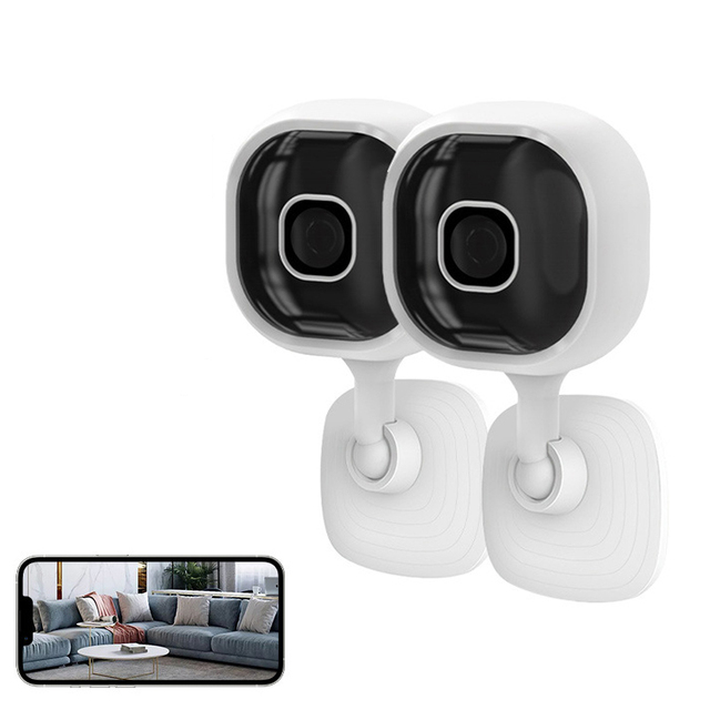 1080P WiFi Mini Home Security Camera Two-Way Voice Intercom Infrared Night Vision APP Alarm Push Video Loop Recording MicroSD