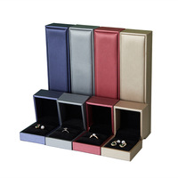 Boîte à bijoux en maille métallique Fuxin avec design personnalisable pour le rangement des bracelets, des bagues, des boucles d'oreilles et des colliers, emballage cadeau en cuir PU