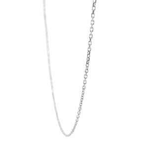 Luxury Mirror Polished White Pt950 Sturdy Neck <b>Chain</b> Wide Flat Links Banquet Unisex Minimalist Premium Platinum Gift - Product Image 3