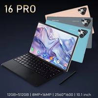 Nueva Tablet PC WIFI 5G de 10 Pulgadas, Android Económica, RAM de 12GB, ROM de 512GB, Tablet para Estudio, Trabajo y Entretenimiento con Teclado, Estuche y Lápiz