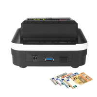 Chuanwei AL-136T impression Bill Checker détecteur de billets de banque avec machine de comptage UV contadoras de monedas détecteur billetes de falsos