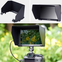 Feelworld T7 Plus 7in Golfvorm Monitoring 3D Lut 4K Hdm Veld Monitor Full Hd Op-Camera Monitor Voor veld Schieten Met Zonnescherm