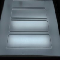 Plaque à marches circulaire en silice fondue synthétique de haute pureté, transparente, résistante aux hautes températures, 0,2 mm, pour découpe