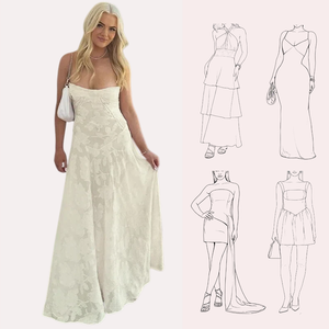 <span class=keywords><strong>Robe</strong></span> longue sexy rose en mousseline florale pour <span class=keywords><strong>femme</strong></span>, <span class=keywords><strong>chic</strong></span>, à fines bretelles, taille empire, moulante, pour club, soirée, été, plage, station balnéaire - Product Image 3