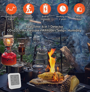 2025 tuya nhiệt độ không dây màn hình với máy đo áp suất không khí độ cao & CO2 Carbon Monoxide phân tích khí SD dữ liệu thẻ <span class=keywords><strong>logger</strong></span> - Product Image 4