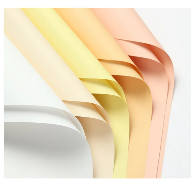 Solid Color Flowers Wrapping Paper Flower Bouquet Wrapping Florist Supplies Packaging Materials Gift Box Packaging Paper