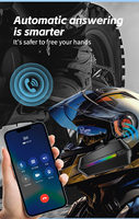 Headset Helm Sepeda Motor C5S IPX6 Tahan Air BT Asisten Suara