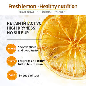 C vitamini açısından zengin şekersiz toplu kurutulmuş sarı limon dilimleri - Product Image 6