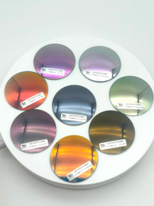 Lunettes <span class=keywords><strong>de</strong></span> soleil tendance pour l'extérieur, verres photochromiques 1.56, miroir coloré gris, optique plano, vente en gros, sur mesure, usine RX - Product Image 4