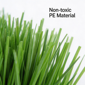 Gazon artificiel tissé écologique sans remplissage, pelouse synthétique sûre pour jardin sur toit et place publique - Product Image 3