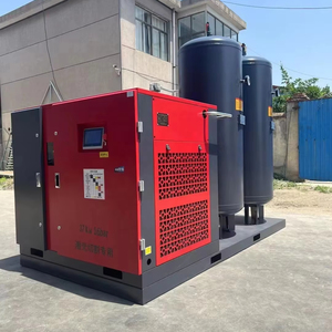 Kalors efficienza risparmio energetico industriale tutto in uno basso rumore elettrico rotativo vite compressore d'aria con serbatoio essiccatore aria - Product Image 1