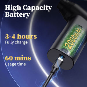 Điện nén không khí Khăn lau bụi không khí sạch hơn phun Blower bàn phím máy tính thiết bị điện tử làm sạch khí nén Khăn lau bụi súng - Product Image 4