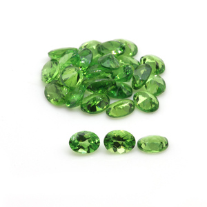 אבן חן ירוק גרנט טבעי zambia <span class=keywords><strong>garnet</strong></span> מחירים גרנט ירוק לכל קאט מכונת חיתוך סגלגל - Product Image 3