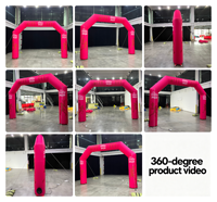 Arche gonflable personnalisée, portable, imperméable, durable, de qualité supérieure, de qualité commerciale, multicolores, pour la publicité