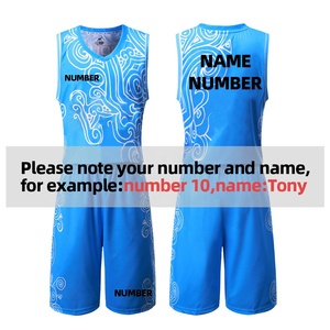 Men's Jersey sets wholesale training breathable basketball team jerseys - Product Image 5
