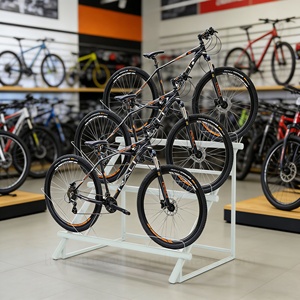 Présentoirs de sol durables en métal pour vélos et motos – Meubles modernes pour magasins de sport et showrooms - Product Image 1