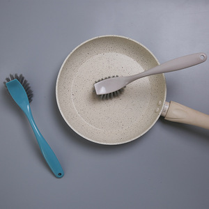 Dual Purpose Long Handled Dish Brush Nylon Bristles Household Cleaning Kitchen Bathroom Floor Brush - Product Image 4