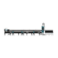Máquina de Corte Láser de Fibra CNC LX62TUA de 6000 mm para Cortar Tubos y Tuberías Metálicas con Alimentación Semiautomática