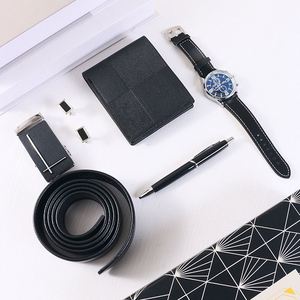 Ensemble cadeau d'affaires pour hommes - Portefeuille, ceinture et montre de qualité supérieure avec boîte cadeau, idéal pour une surprise pour la fête des pères - Product Image 5