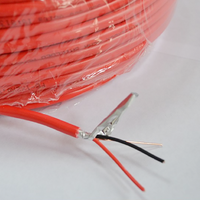 Câble Ignifuge Isolé LSZH de Haute Qualité Marque ST, Flexible, Résistant aux Hautes Températures, Conducteur en Cuivre, Conception Blindée, Rouge