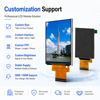 Módulo LCD TFT SITRONIX OEM ODM de 2.83 Pulgadas, 480x640 IPS Flexible FPC MIPI para Control de Acceso, Intercomunicador, Sistema de Cerradura Inteligente