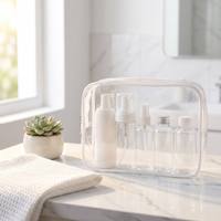 Flacon pulvérisateur vide en PET transparent de 150 ml avec pulvérisateur à fine brume pour alcool, tonique, mousse, liquide – Contenants de voyage rechargeables