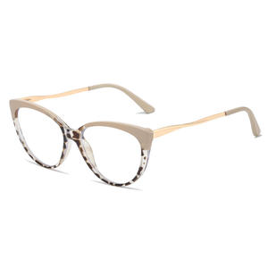 Nuovi arrivi 2024 alta qualità Tr90 triangolo occhio di gatto Anti blu occhiale ottico piccola montatura donna - Product Image 6
