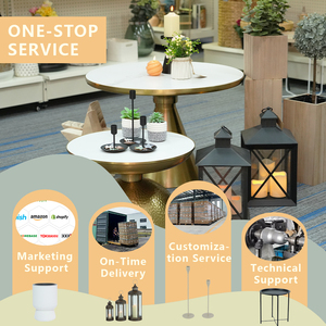 Foryoudecorer moderno semplice tavolino da caffè in ferro <span class=keywords><strong>quadrato</strong></span> nordico - Product Image 4