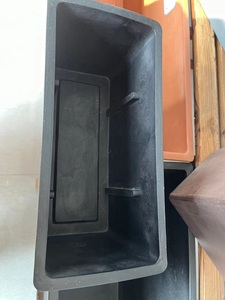 Pots <span class=keywords><strong>de</strong></span> <span class=keywords><strong>fleurs</strong></span> rectangulaires modernes <span class=keywords><strong>en</strong></span> plastique pour l'intérieur, l'extérieur, le jardin, le balcon, l'hôtel, la décoration <span class=keywords><strong>de</strong></span> mariage, pot <span class=keywords><strong>de</strong></span> plante <span class=keywords><strong>en</strong></span> plastique pour l'intérieur - Product Image 4