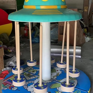 Meilleur prix centre commercial manèges Mini <span class=keywords><strong>bateau</strong></span> <span class=keywords><strong>pirate</strong></span> manège bébé jouet fête location joyeux aller rond 3 personnes poids léger - Product Image 2