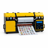 Printer Stiker UV DTF Kecepatan Tinggi All in One A3 untuk Kustomisasi Mesin Cetak Logo dengan 2pcs Head XP600