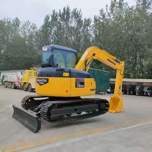 Horas DE TRABAJO bajas usadas KOMATSU Pc78US Mini excavadora sobre orugas original de Japón en alta calidad para la venta - Product Image 2